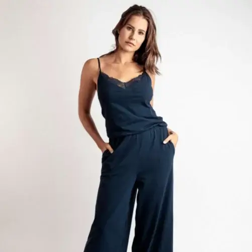 jumpsuit dunkeblau lang lovjoi